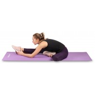 Коврик для йоги и фитнеса INDIGO PVC с рисунком Цветы YG03P 173*61*0,3 см Цикламеновый