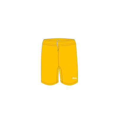 Шорты баскетбольные JBS-1120-041, желтый/белый