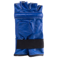 Перчатки снарядные ROYAL CMR-2076, шингарты, кожа, синие